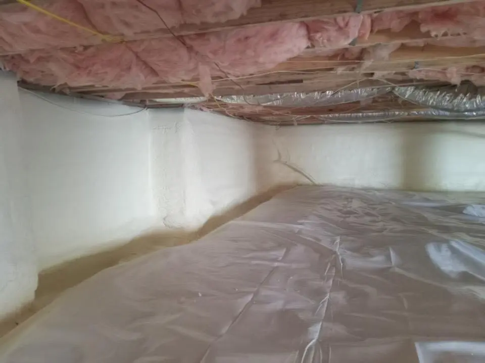 Crawl space encapsulation with closed-cell spray foam for Attic Insulation in Raleigh Hills